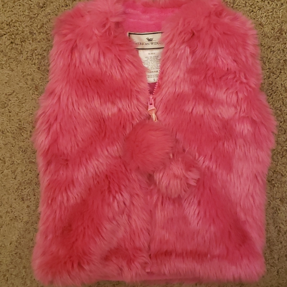 American Widgeon Pink Faux Fur Jacket